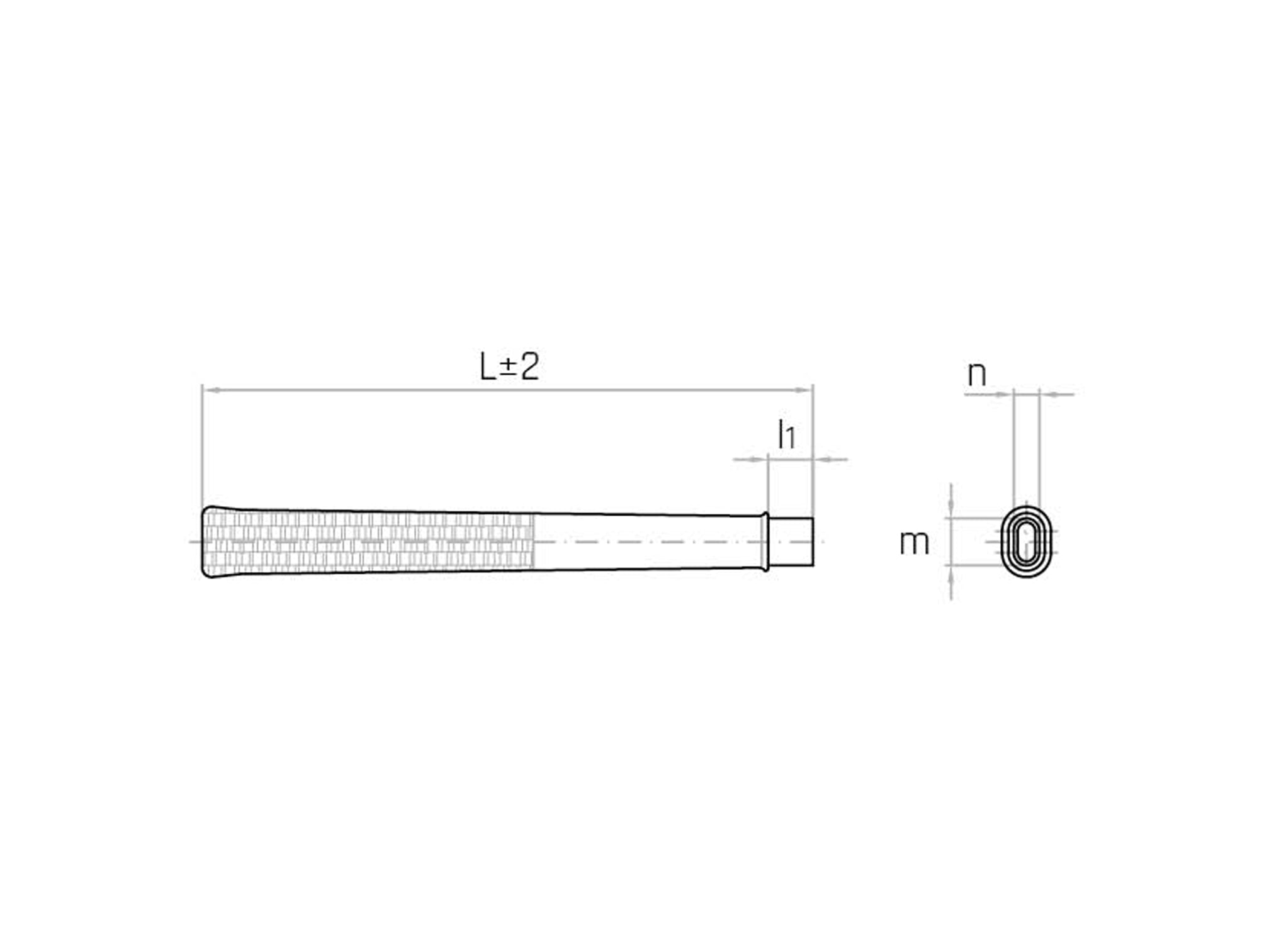 HAMMER HANDLE - Solid plastic handle for hammers - Range HAMMER HANDLE - Solid plastic handle for hammers - Range